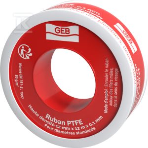 Taśma PTFE wysoka gęstość 0,1mm x 12mm x 12m 815120