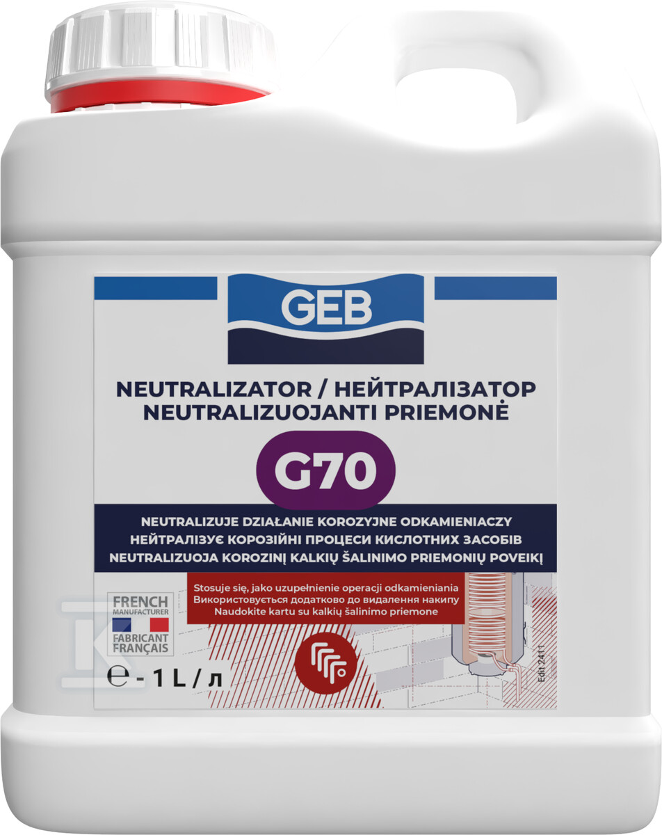 Neutralizator - Płyn do płukania instalacji eliminujący pozostałości po odkamienianiu 872621 - obrazek 1