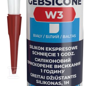 Silikon sanitarny, GEBSICONE W3, 280ml, biały 890770 Silikon sanitarny, GEBSICONE W3, 280ml, biały 890770