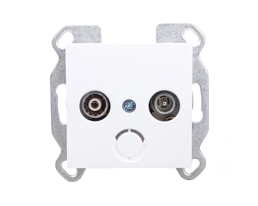 Lumina Gniazdo antenowe RTV standard białe WL3010