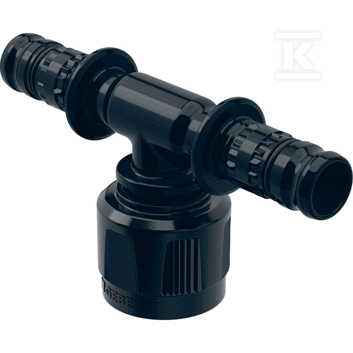 Trójnik przejściowy Geberit Mepla z MasterFix, przepływ: PVDF, d=16mm, RpMF=1/2