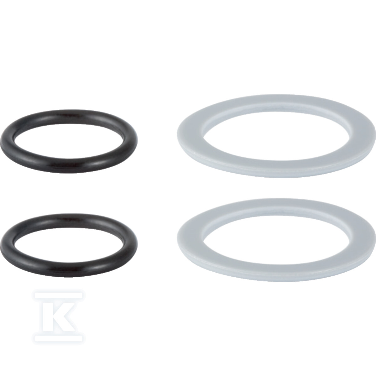 Zestaw uszczelek i podkładek rozdzielających Geberit Mepla (2 szt.): EPDM / PE-LD, d=16mm 601.910.00.5 - obrazek 1