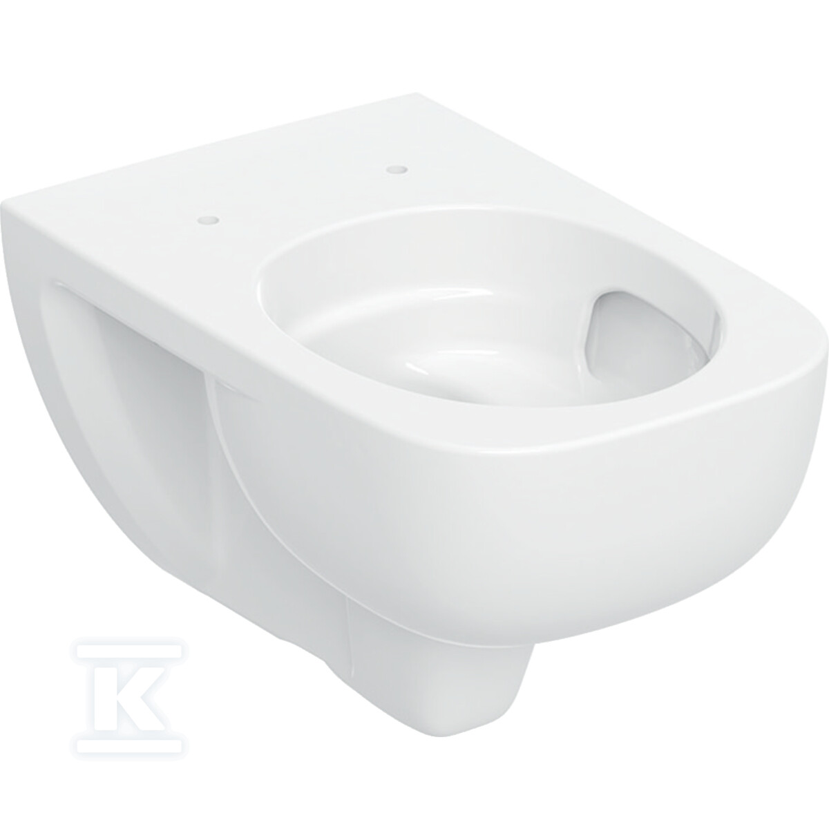 Wisząca miska WC Selnova Square, lejowa, TurboFlush 503.153.00.1 - obrazek 1