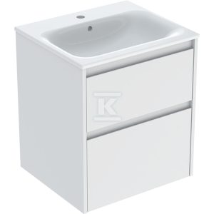 Zestaw umywalki meblowej Selnova Square, slim rim, z szafką pod umywalkę, z dwoma szufladami: 55×62.1x48cm, Szerokość umywalki=55cm, Umywalka: biały, Korpus, Front: biały / lakierowany jedwabny mat 504.137.00.1 Zestaw umywalki meblowej Selnova Square, slim rim, z szafką pod umywalkę, z dwoma szufladami: 55×62.1x48cm, Szerokość umywalki=55cm, Umywalka: biały, Korpus, Front: biały / lakierowany jedwabny mat 504.137.00.1