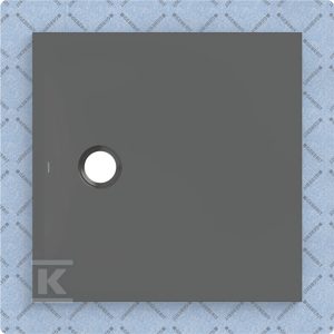 Brodzik CleanFloor30 z włókniną uszczelniającą, grafit: 80x80cm 551.102.DM.1 Brodzik CleanFloor30 z włókniną uszczelniającą, grafit: 80x80cm 551.102.DM.1