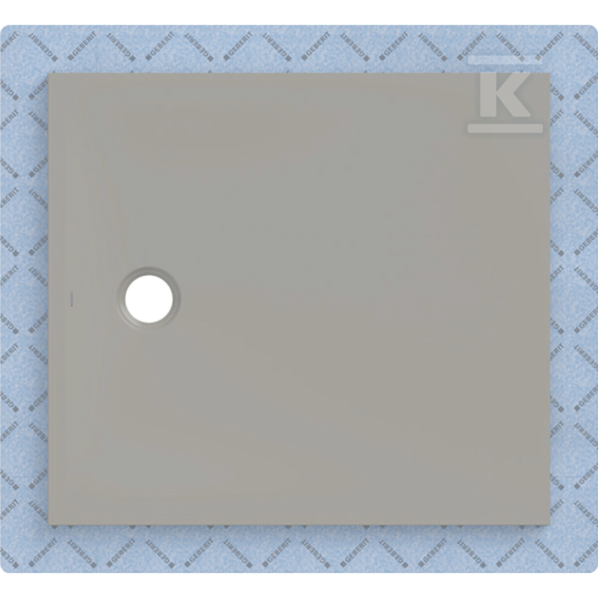 Brodzik CleanFloor30 z włókniną uszczelniającą, szary: 100x90cm 551.112.29.1 - obrazek 1
