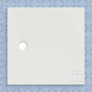 Brodzik CleanFloor30 z włókniną uszczelniającą, biały: 100x100cm 551.120.00.1