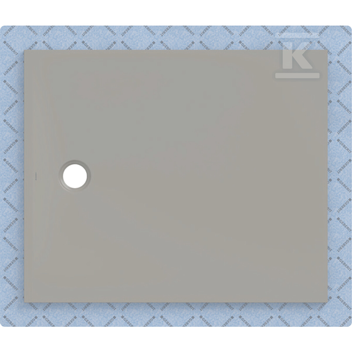 Brodzik CleanFloor30 z włókniną uszczelniającą, szary: 120x100cm 551.122.29.1 - obrazek 1