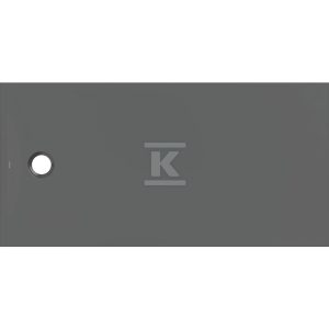 Brodzik CleanFloor30, grafit: 160x80cm 551.209.DM.1