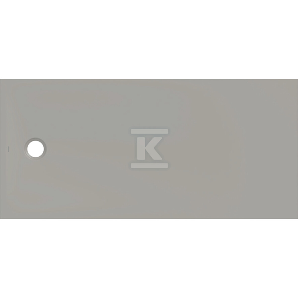 Brodzik CleanFloor30, szary: 170x80cm 551.210.29.1 - obrazek 1