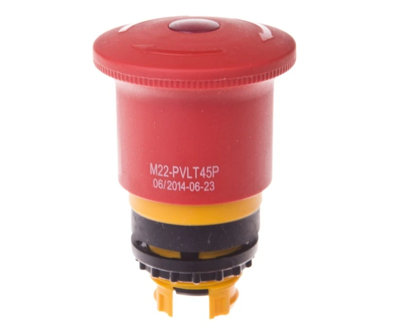 Napęd przycisku bezpieczeństwa czerwona przez obrót podświetlany M22‑PVLT45P 121460 - obrazek 1