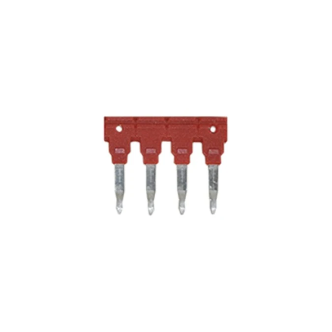 Mostek grzebieniowy OPK 10mm2 czerwony 4 polowy, T0‑1952‑1060133 - obrazek 1