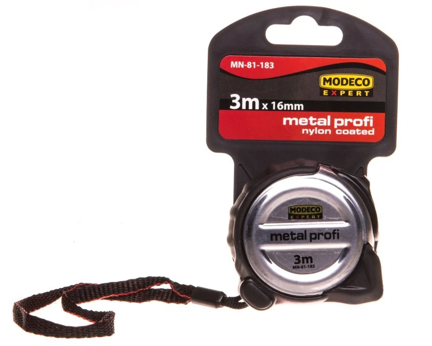 Miara zwijana 3m x 16 mm metal profi Modeco Expert MN‑81‑183 - obrazek 1