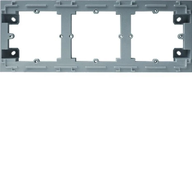 Lumina intense Adapter natynkowy 3‑krotny srebrny WL5832 - obrazek 1