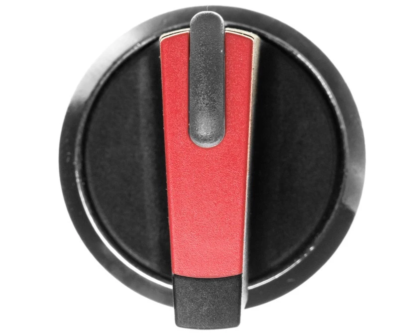 Napęd przełącznika 2 położeniowy O‑I 22mm czerwony z podświetleniem bez samopowrotu metal mat IP69k Sirius ACT 3SU1052‑2BF20‑0 - obrazek 1