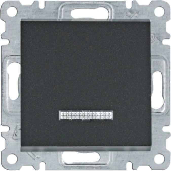 Lumina Łącznik kontrolny uniwersalny/schodowy czarny WL0223 - obrazek 1