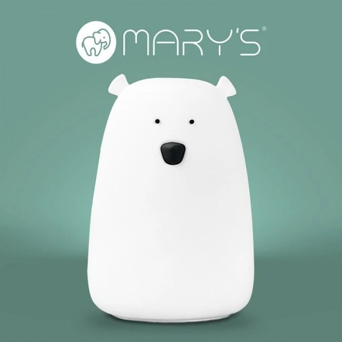 MARYS LAMPKA LED MIŚ DUŻY BIAŁY RGB+WW + RC - obrazek 1