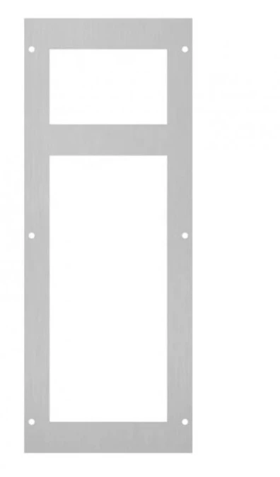 Maskownica do ramki CDN‑RZ2‑M (zew. wym. 292,5 x 113mm) stal nierdzewna CDN‑MZ‑M