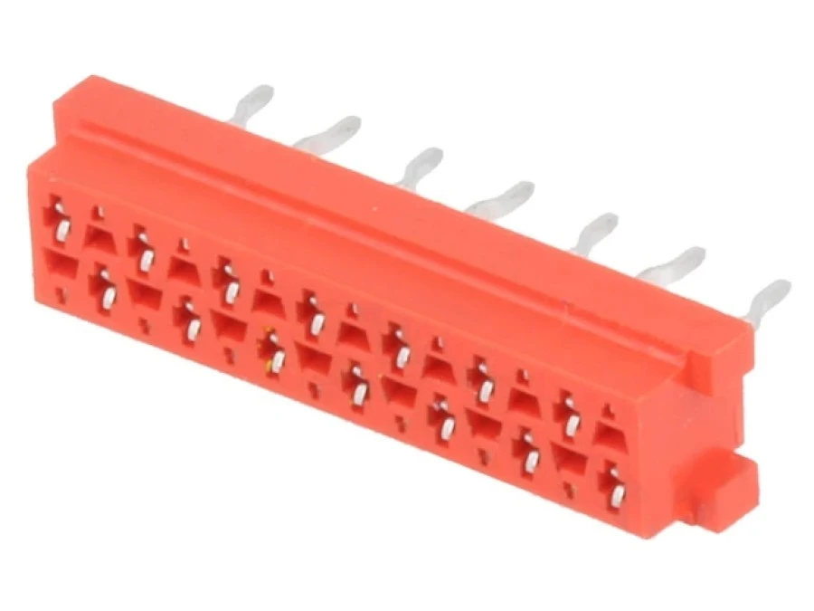 Micro‑MaTch gniazdo żeńskie 14‑PIN THT na PCB Układ 2×7 8‑215079‑4 AMP‑8‑215079‑4