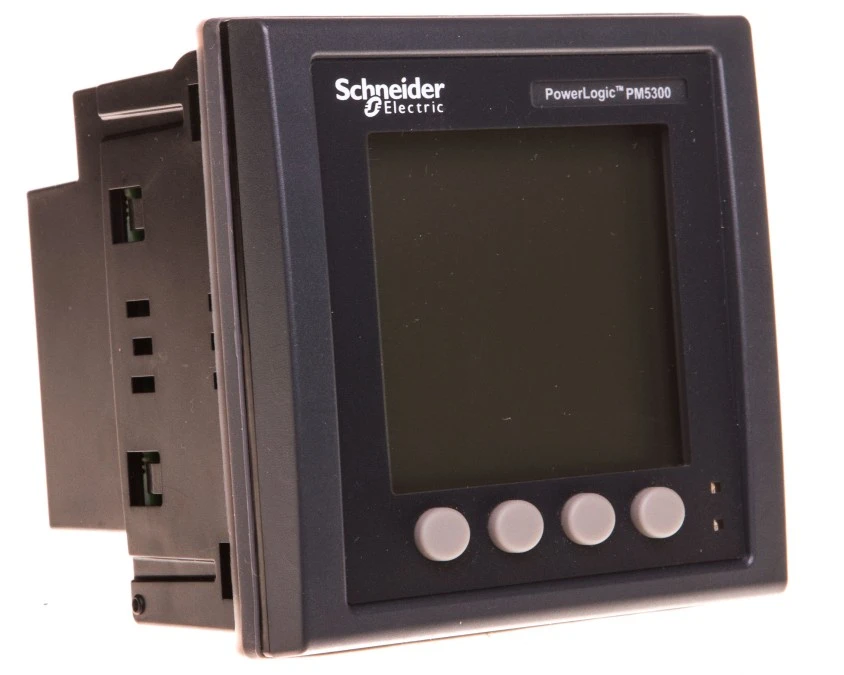 Miernik parametrów sieci (U, I, P, Q, f, PF, E) 5/1A przekładnik 100‑415V AC Ethernet Modbus tablicowy 96x96mm METSEPM5560 - obrazek 1