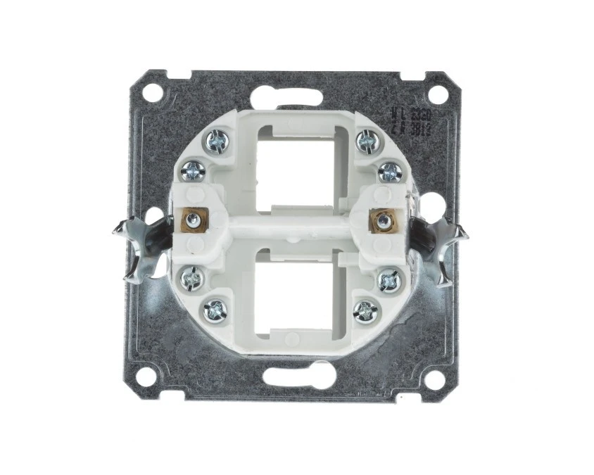 Lumina Płytka podwójna Keystone Jack biała WL2320 - obrazek 3