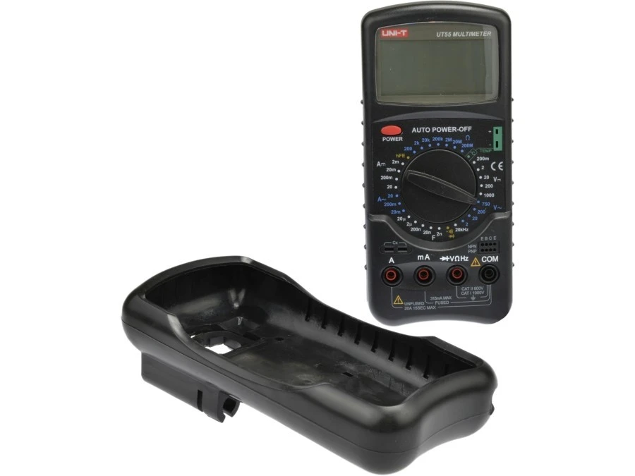 Miernik uniwersalny HQ z pomiarem pojemności multimetr cyfrowy LCD UT55 UNI‑T - obrazek 2
