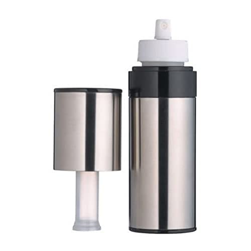 MasterClass Butelka z rozpylaczem ze stali nierdzewnej, 150 ml, srebrna/biała - obrazek 1