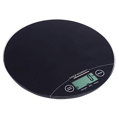 Weighstation, Waga elektroniczna, okrągła, pojemność: 5 kg.