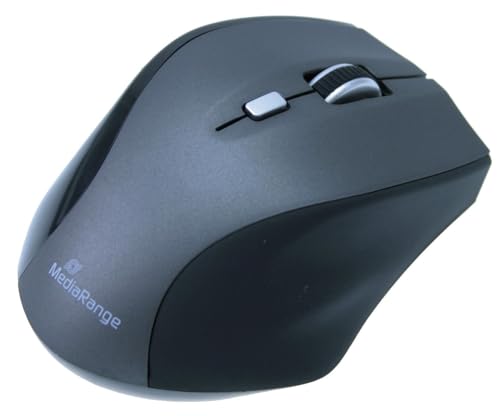 MediaRange MROS203 Myszka optyczna Wireless, Czarny - obrazek 1