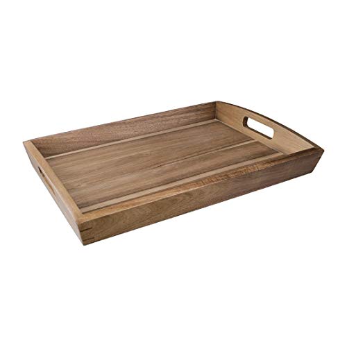 Olympia tacka do serwowania akacji 70 x 510 350 mm talerz restauracja