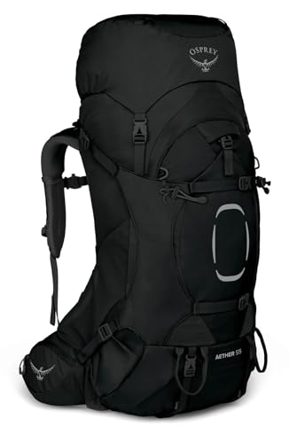 Osprey Europe Collection Plecak Trekkingowy, Czarny, L-XL