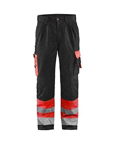 Blakläder Spodnie robocze „High Vis”, klasa 1, 1 sztuka, D104, czerwone/czarne, 158418605599D104