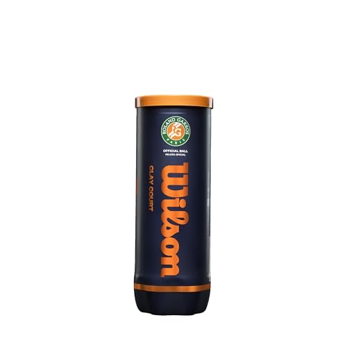 Wilson Roland Garros Clay Court 3 Pack Tennis Ball WRT125000, unisex, piłki do tenisa, Żółte