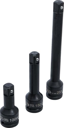 BGS 8840 Zestaw przedłużek udarowych czworokąt/sześciokąt 20 mm (3/4″) 3 szt.