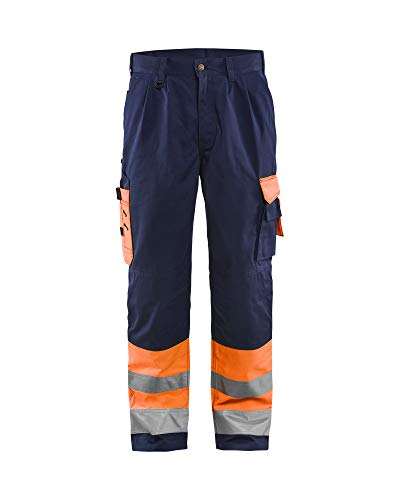 Blakläder 158418605389D84 rozmiar D84 Cl.1 spodnie „High Vis” pomarańczowe/granatowe