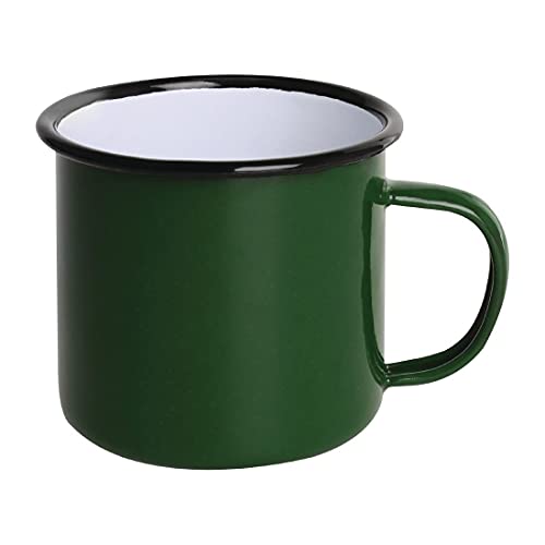 Olympia DC396 emaliowana filiżanka, 350 ml, zielona - obrazek 1
