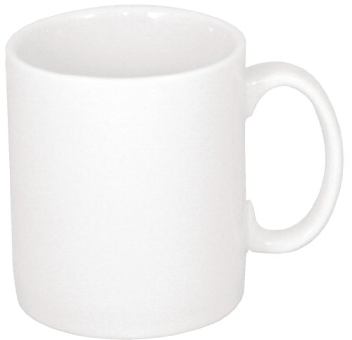 Olympia Athena CC203 kubek do naczyń, 280 ml (opakowanie 12), biała porcelana przeszklona, odporna na uderzenia i pęknięcia, można układać w stos, odporny pękanie, nadaje się kuchenki