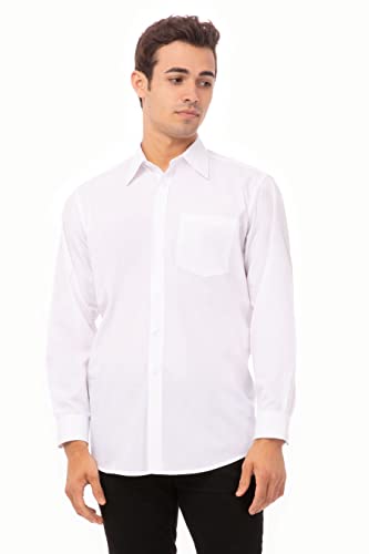 Uniform Works A730 L Unisex koszulka z długim rękawem, biała