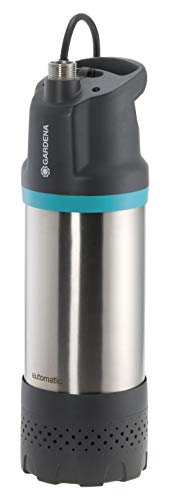 Gardena pompa zanurzeniowo ciśnieniowa 5900/4 inox automatic: wydajność 5900 l/h, filtr zanieczyszczeń, cicha praca, zintegrowane zabezpieczenie przed pracą na sucho (1771 20)