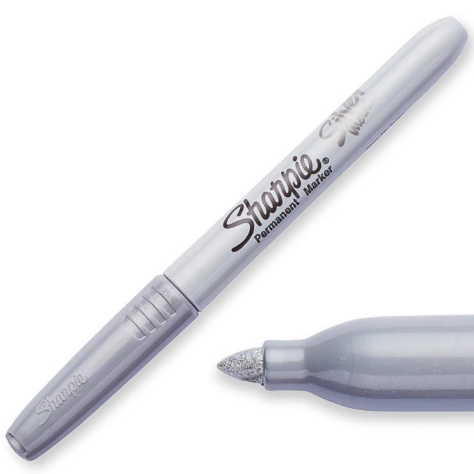 Marker permanentny metaliczny srebrny 1,4mm Sharpie Metallic - obrazek 1