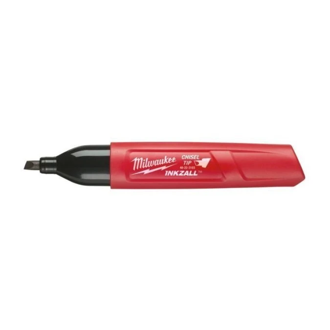 Marker z końcówką typu dłuto INKZALL czarny 48223103 (1 szt.) - obrazek 3