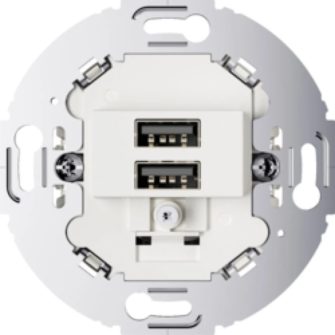 Mechanizm gniazda USB do serii obrotowych 3.0 A 230 V biały mat 260219 - obrazek 1