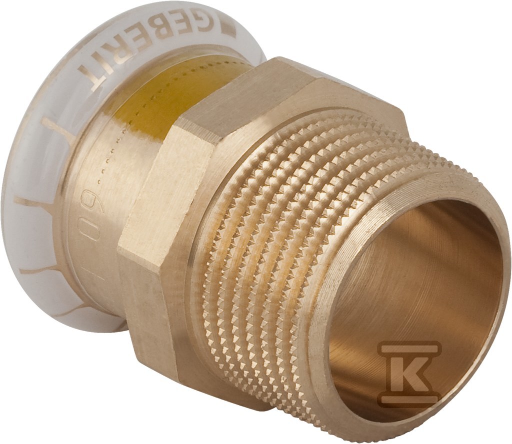 Złączka Geberit Mapress Kupfer Gas przejściowa z gw.zewn. d18-R1/2 34667 - obrazek 1