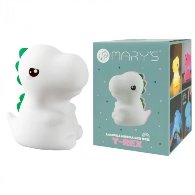 MARYS LAMPKA NOCNA LED RGB T‑REX - obrazek 3