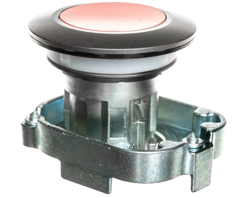Napęd przycisku 30mm czerwony z samopowrotem metalowy matowy IP69k Sirius ACT 3SU1060‑0JB20‑0AA0 - obrazek 2