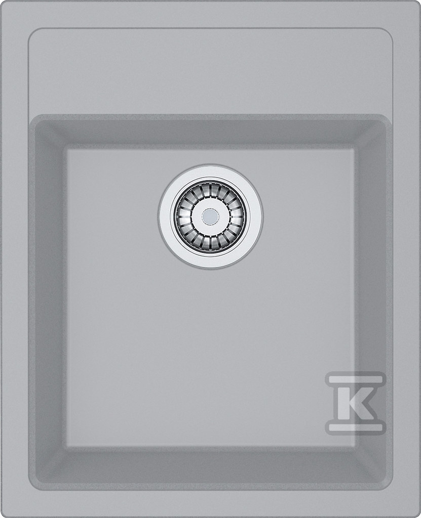 Zlewozmywak wbudowywany Tectonite® Sirius SID 610-40 Kamienny Szary 114.0496.102 - obrazek 1