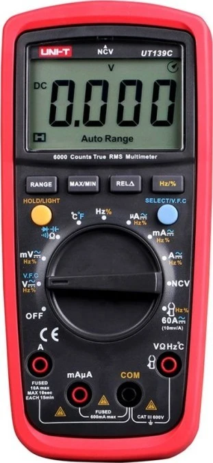 Miernik cyfrowy uniwersalny Uni‑T UT‑139C - obrazek 1