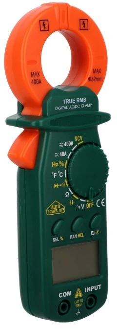 Miernik cęgowy do śrdnicy żyły 32mm 400A 600V AC/DC VA333 - obrazek 2