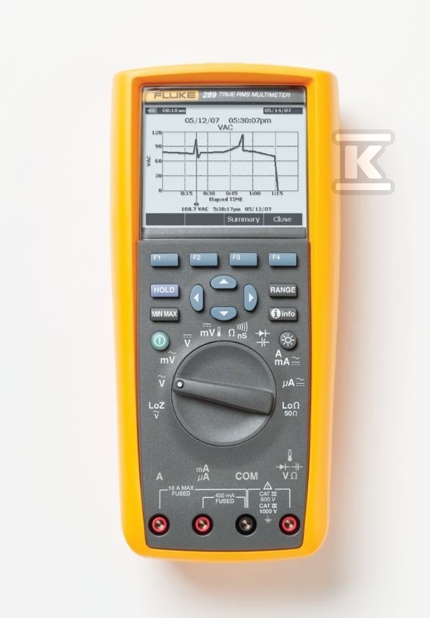 Multimeter przemysłowy TRUE-RMS z oprogramowaniem FLUKE VIEW FORMS - FLUKE 289/FVF/EUR 3947812 - obrazek 1