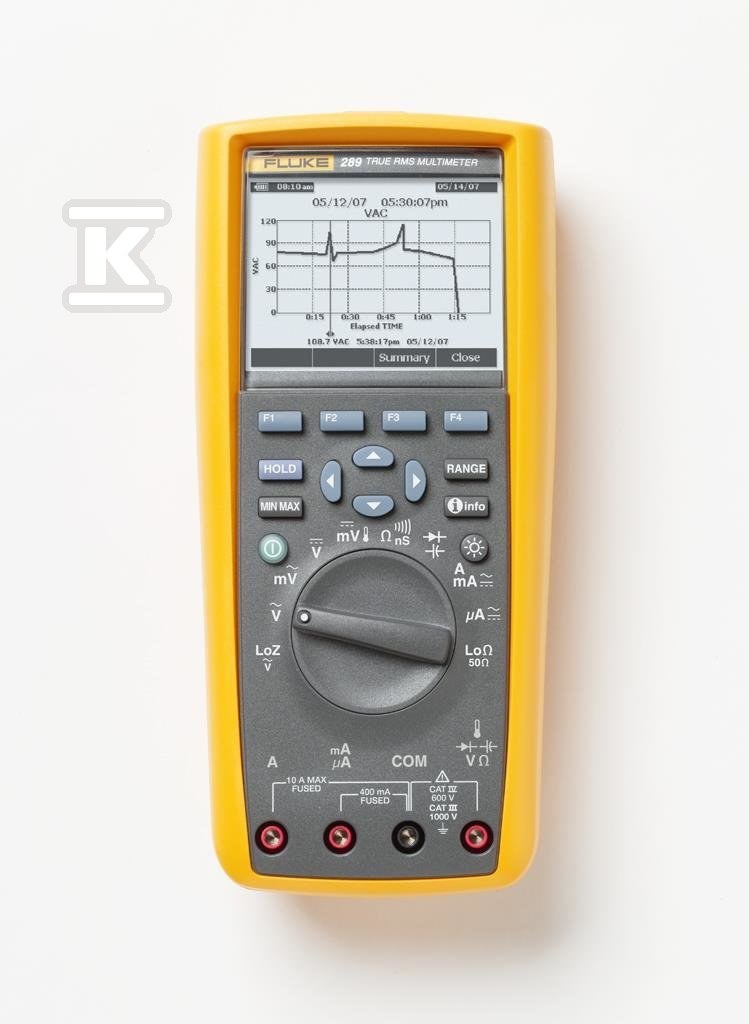 Multimetr przemysłowy TRUE-RMS FLUKE-289/EUR 3947801 - obrazek 1